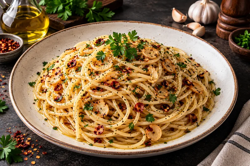 Spaghetti aglio e olio