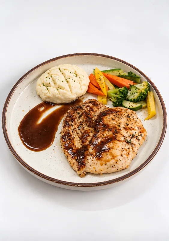 Grilled chicken steak
