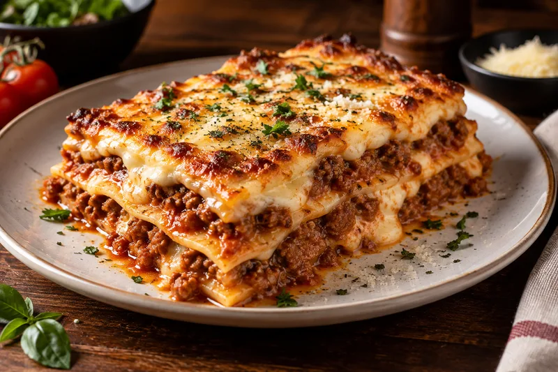 Beef lasagna