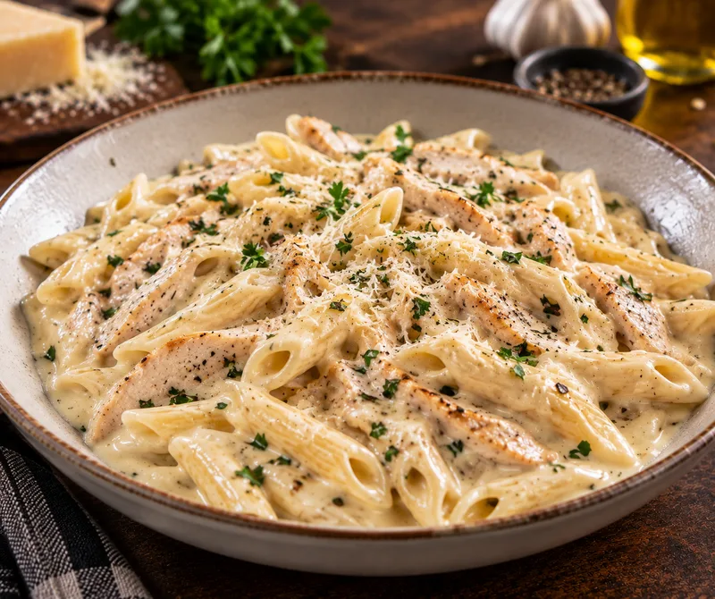 Penne non-veg